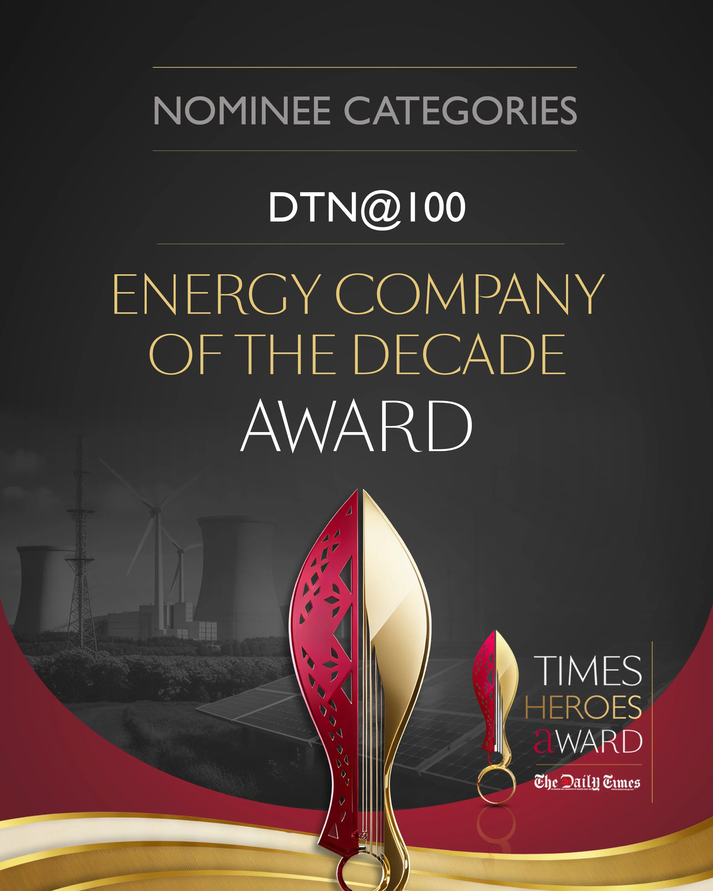 Energy Company of the Decade Award artwork