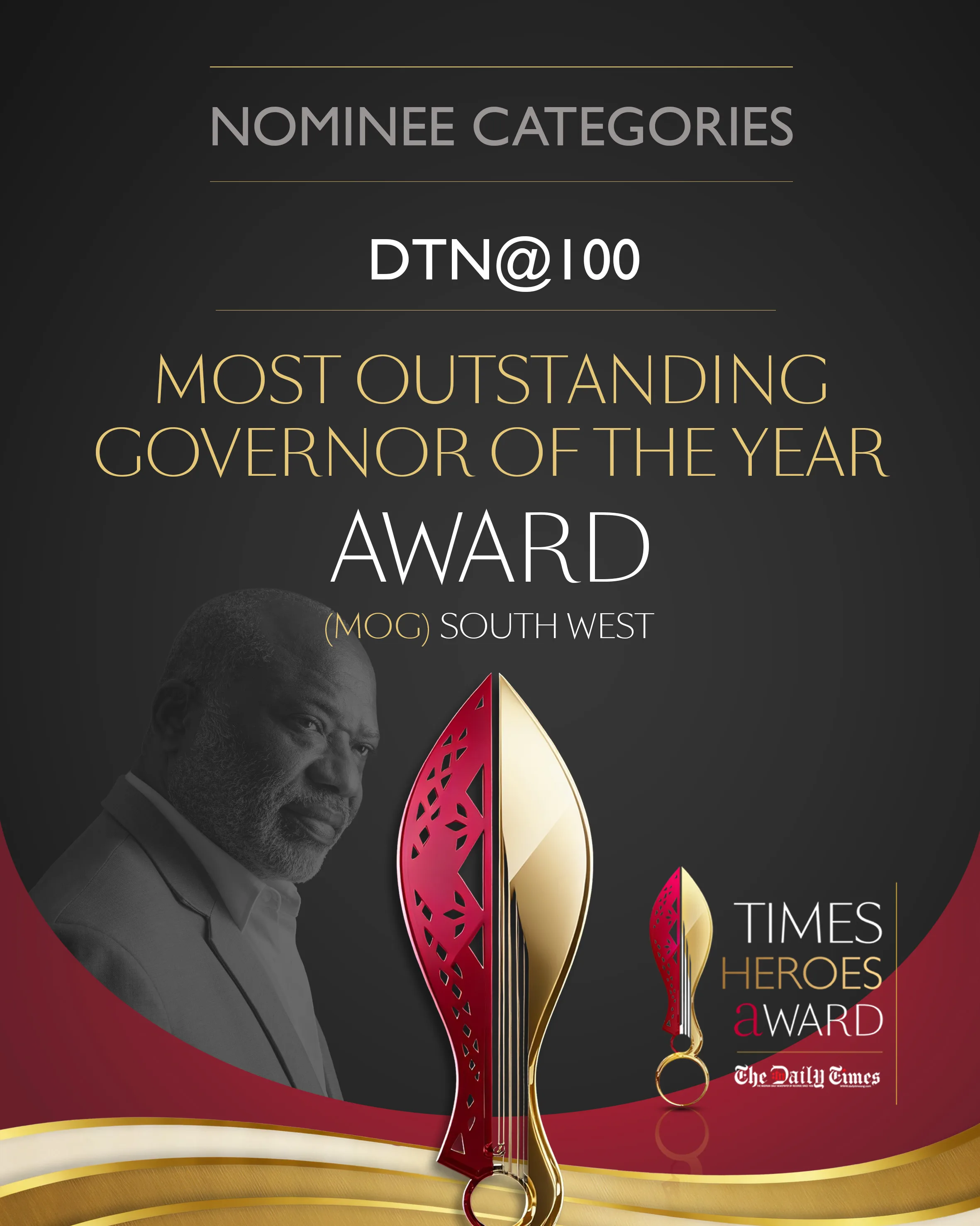 Most Outstanding Governor — South West